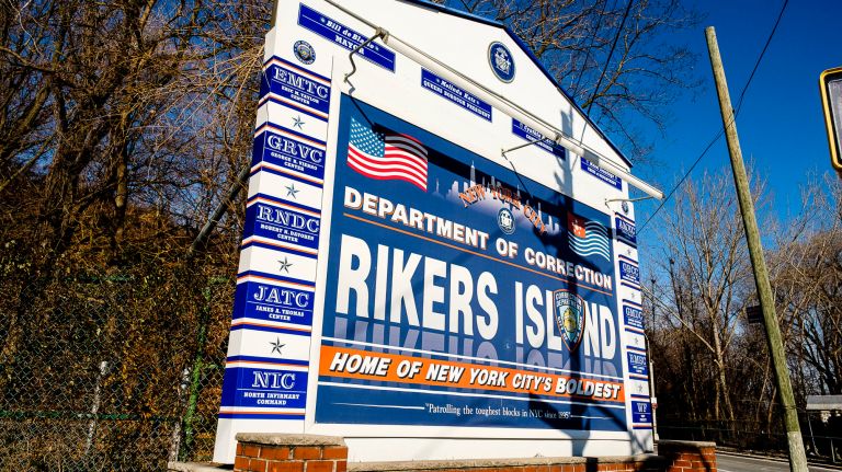 Rikers Island, as seen on Jan. 2, 2018.