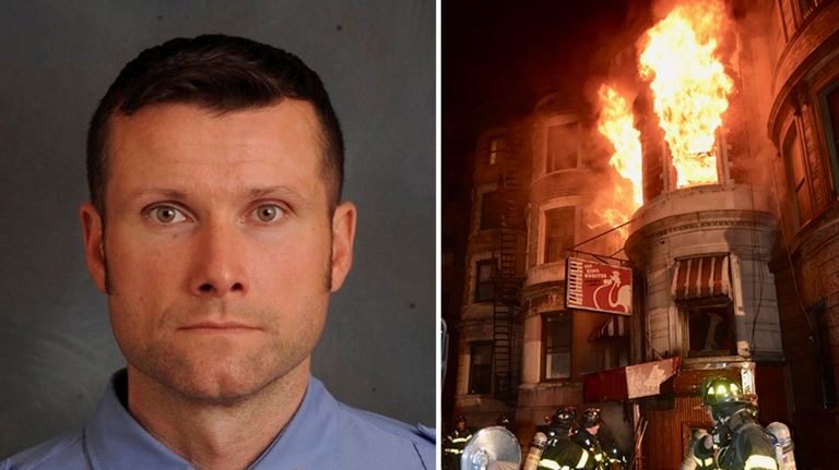 Movie set clutter, toxic fumes contributed to firefighter Michael Davidson's death: Report 2 Firefighter Michael Davidson died on March 23, 2018, following a fire at 773 St. Nicholas Ave. in Harlem.