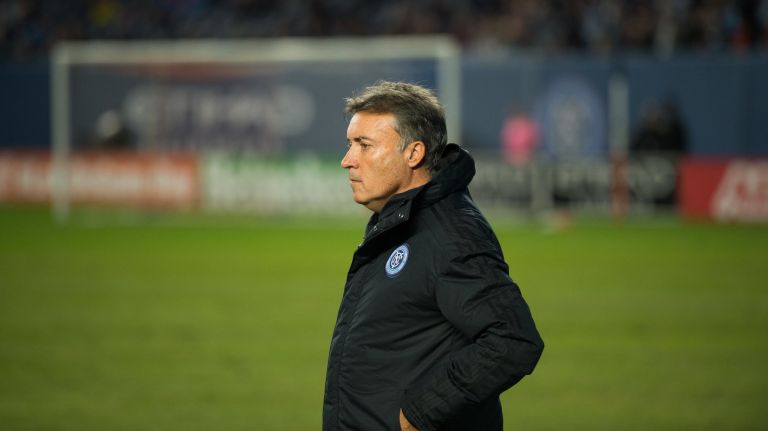 New York City FC head coach Domènec Torrent took over the role midway through last season.