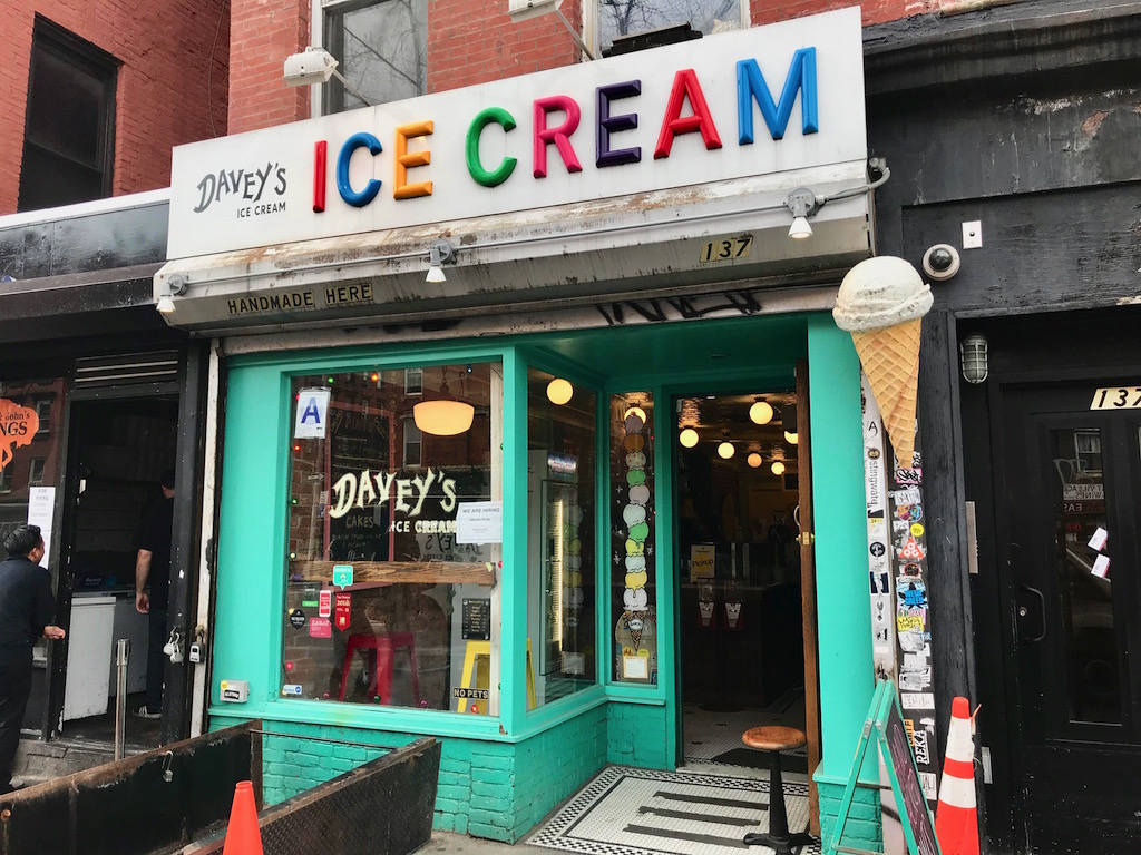 Davey’s Ice Cream exterior – by Gabe Herman