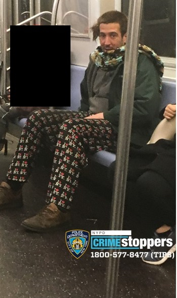 Woman snaps pic of ‘whacky’ straphanger 2