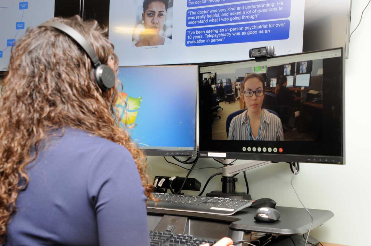 Telepsychiatry – courtesy Northwell Health