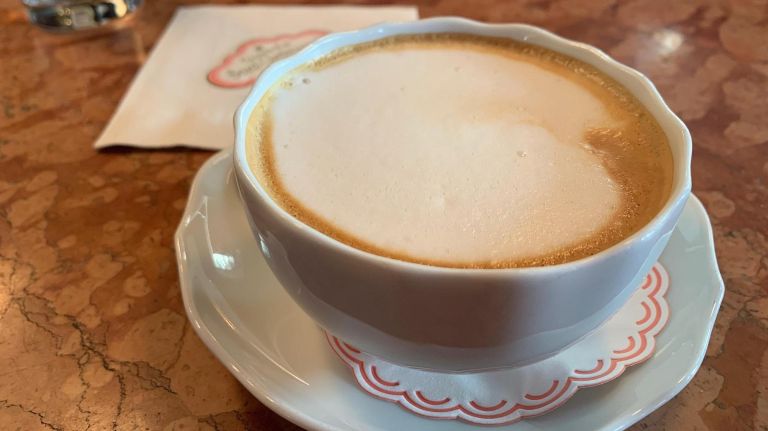 What to do and where to eat in the West Village 4 A cappuccino from Sant Ambroeus is a nice way to start the morning in the West Village.