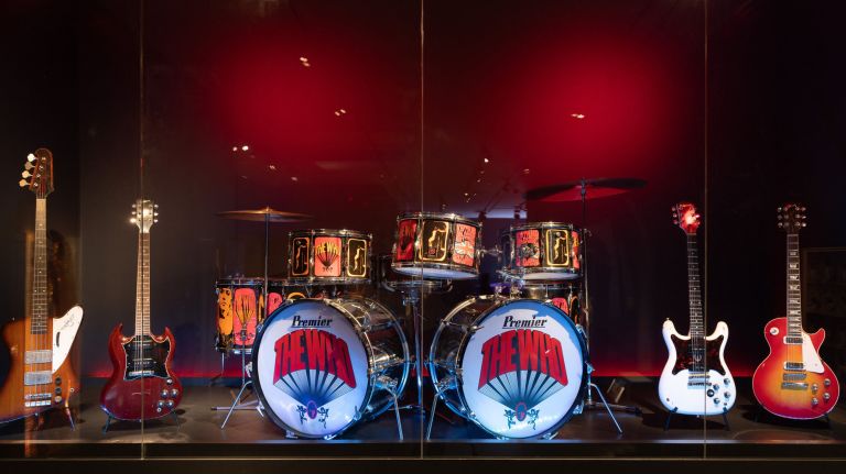 'Play It Loud' exhibit at Metropolitan Museum of Art showcases vintage rock instruments 2 Get up-close-and-personal with a drum kit from The Who.
