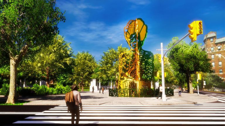 The monument&nbsp;will be at the Parkside Avenue entrance to Prospect Park.