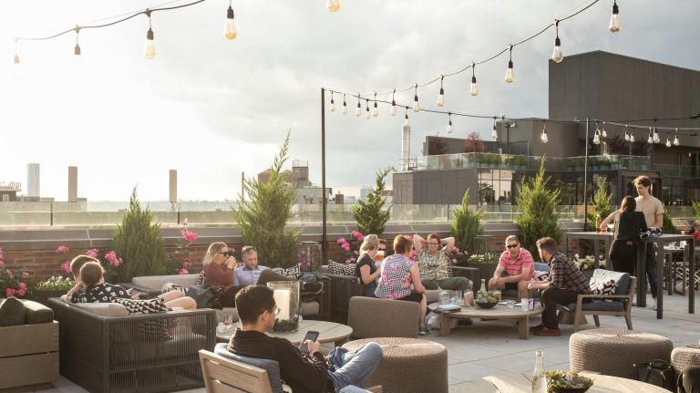 NYC's best rooftop bars for spring cocktails 8 A.R.T. at the Arlo Soho offers a lounge vibe across both an indoor and outdoor space.