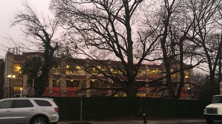 Construction is underway at&nbsp;78-16 Cooper Ave. in Glendale, and nearby residents fear the site may wind up being used as a shelter.