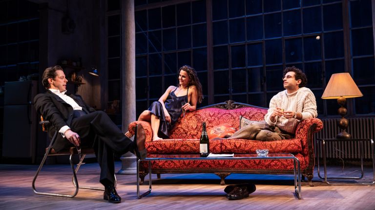 David Furr, Keri Russell and Brandon Uranowitz star in "Burn This."