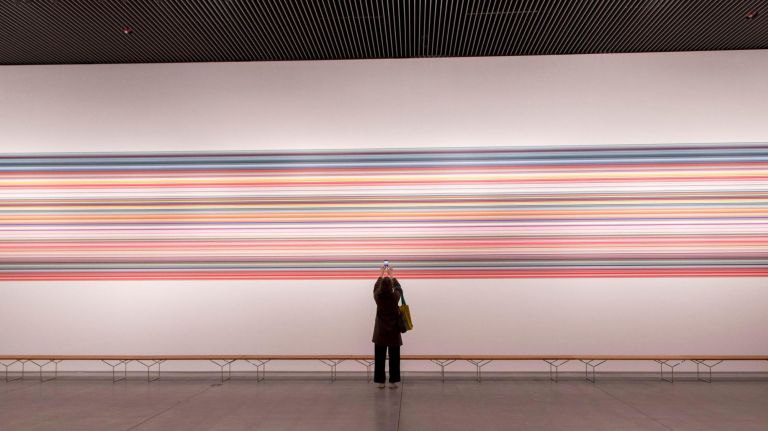 The Shed at Hudson Yards opens Friday with concert series, art exhibitions 3 The shared language of visual art and music is explored in painter Gerhard Richter's artwork and composers Steve Reich and Arvo Pärt's songwriting within this gallery space at The Shed.