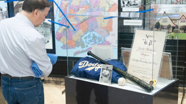 Jackie Robinson's Dodgers jacket, more on display for museum's one-day pop-up event 3 The future museum will be located at 75 Varick St. in Manhattan, where the Jackie Robinson Foundation is headquartered.