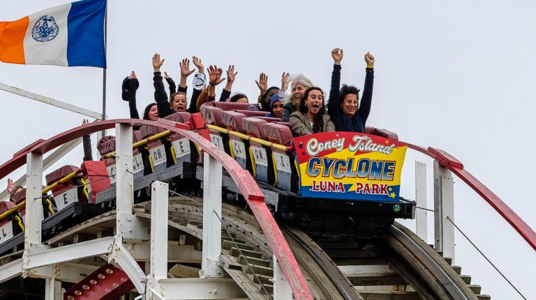 Coney Island Cyclone - Luna Park in Coney Island