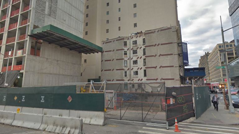 Police found Gregory Echevarria&nbsp;at the Varick Street site, they said.