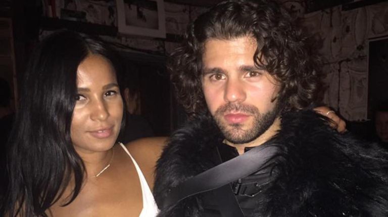 Steven Godoy, dressed as Jon Snow, poses with a fan.