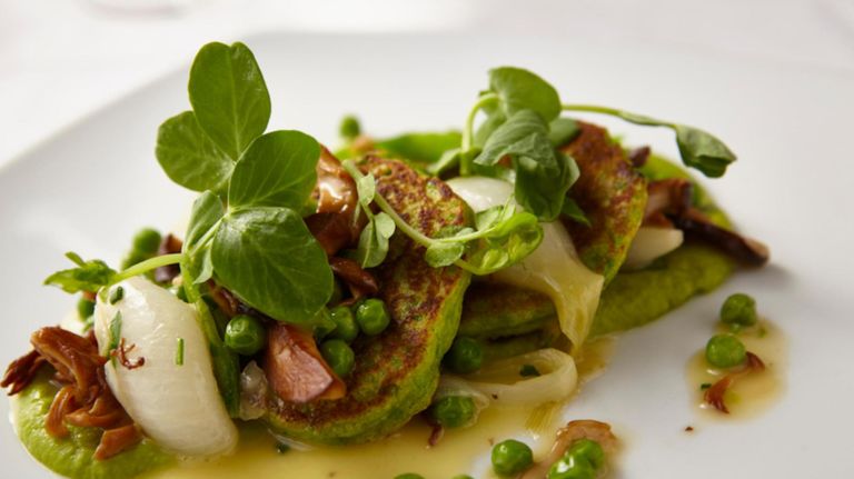 Best NYC restaurants to brunch, dine and indulge on Mother's Day 2019 5 Oceana's pea pancakes, made with spring vegetables, mushrooms and pea purée, are just one of the many items the restaurant will offer as part of its Mother's Day three-course menu on May 12.