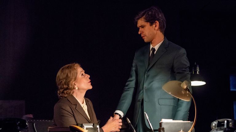 &nbsp;Ren&eacute;e Fleming and Ben Wishaw in "Norma Jeane Baker of Troy."&nbsp;