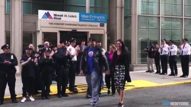 NYPD officer shot in Manhattan released from hospital