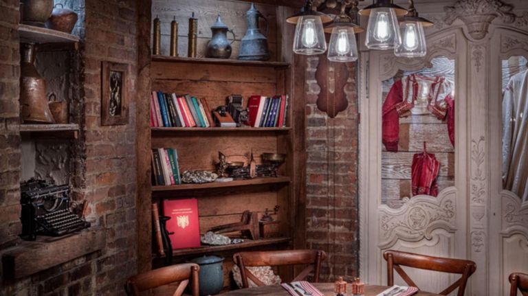 Çka Ka Qëllu in the Bronx evokes the region's medieval history with its decor. 