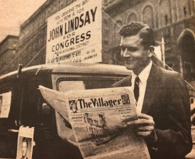 Villager – John Lindsay in 1958