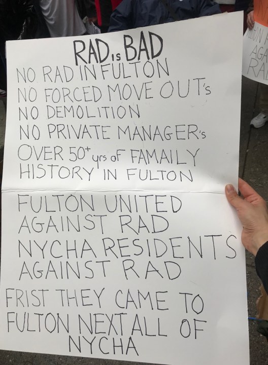 Fulton Houses fearful over RAD'ical plan 5