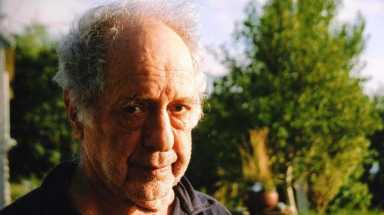 Robert Frank in "Leaving Home, Coming Home," which was shot in 2004. 