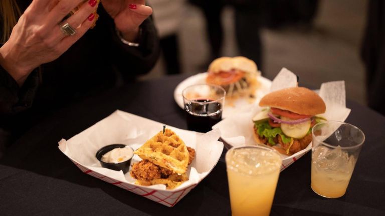 The Bronx Night Market returns, literally bigger and better 3 The Fried Kitchen specializes in savory waffle sandwiches.