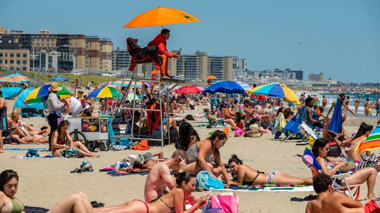 The section of Rockaway beach that was closed last year -- from Beach 91st to Beach 102nd Streets -- will reopen this weekend.