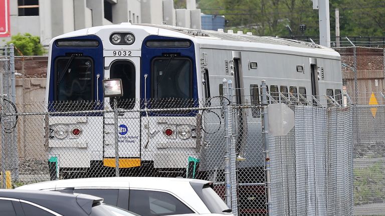 Get tougher on MTA contractors 2 The newest fleet of LIRR trains, the M9s, are parked at the Kawasaki Rail facility in Yonkers on May 7.