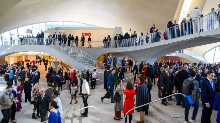 Former TWA flight attendants said stepping into the building Wednesday was like stepping back in time.