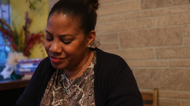 Ivette D&aacute;vila-Richards is staying with a friend in Bensonhurst, Brooklyn, until she finds a new apartment.