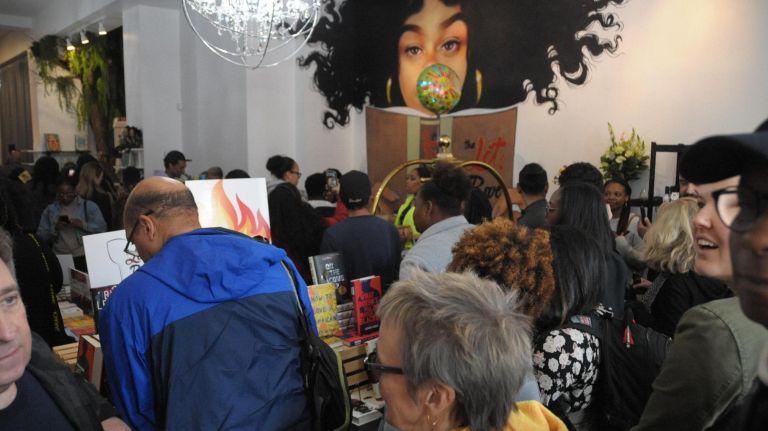 Media preview and grand opening ribbon cutting at The Lit. Bar.