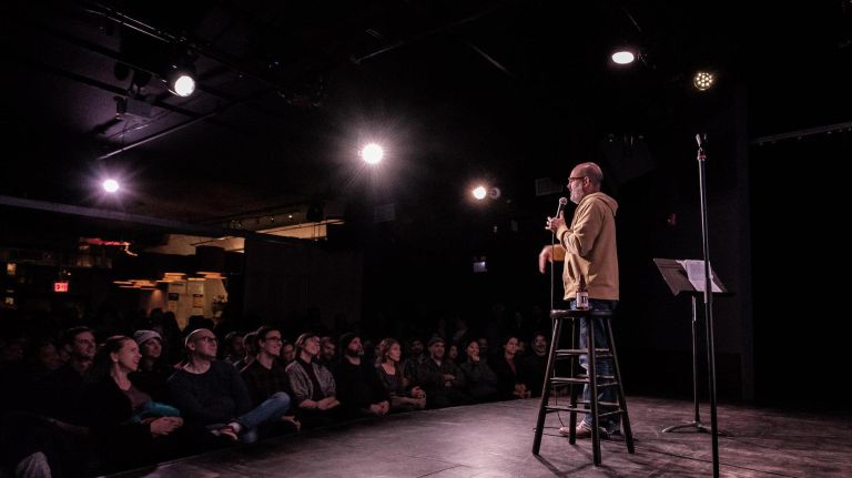 Littlefield reflects on a decade of cultivating the comedy scene in Brooklyn 3 David Cross performs at Littlefield.