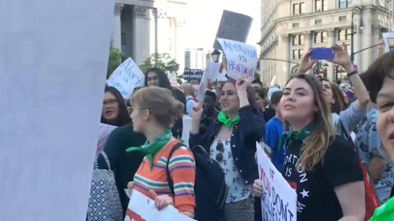 Rally in NYC: ‘Abortion is health care!’