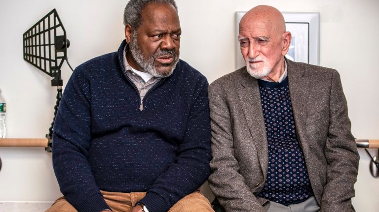 Frankie Faison, left, who plays&nbsp;Ron Davis with Dominic Chianese who plays Enzo Napolitano&nbsp;in "The Village."&nbsp;