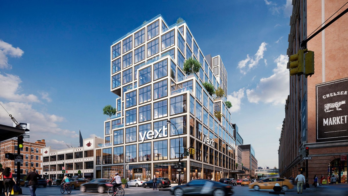 rendering of Yext building – courtesy Yext
