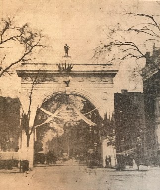 washington arch, original