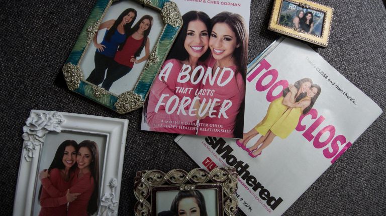 A selection of personal pictures at Cher Hubsher's apartment on the Upper East Side. 