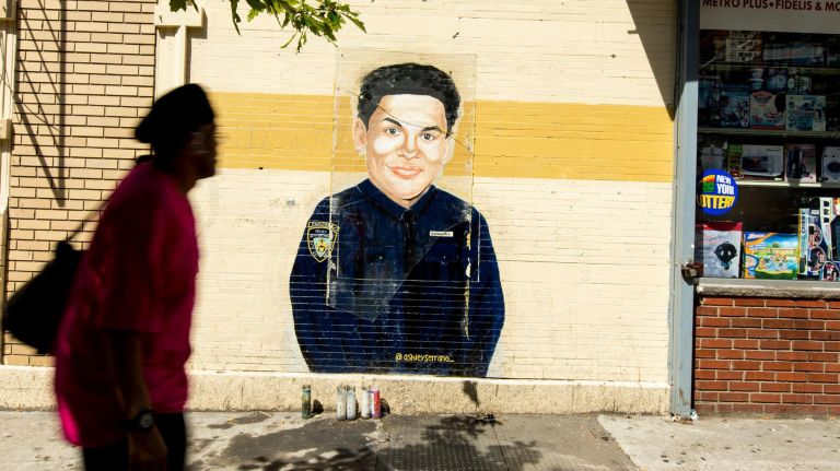 'Justice for Junior': Slain teen memorialized by murals around Bronx community 8 Lesandro "Junior" Guzman-Feliz wears his Explorers uniform in this mural by Ashley Judith Serrano.