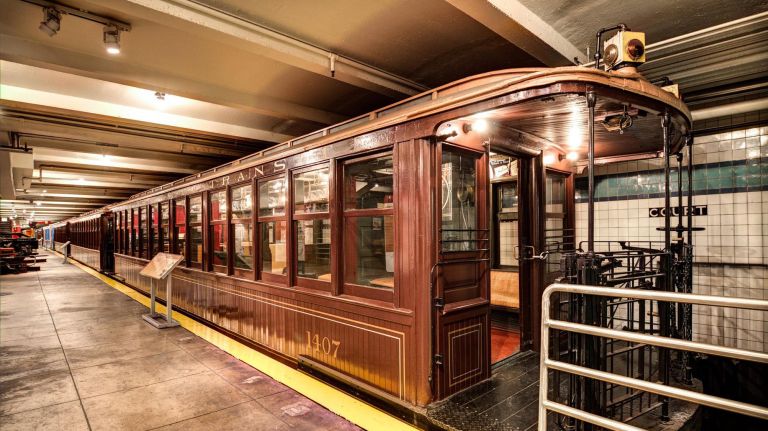 What to do and eat in Downtown Brooklyn 5 At the New York Transit Museum (99 Schermerhorn St. in Brooklyn), see a BRT Brooklyn Union Elevated Car from 1907.