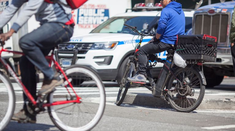 Last-minute road to e-bike and e-scooter legalization 2 A bill being considered in Albany would legalize electric bikes and scooters for delivery workers and others, after lots of haggling.