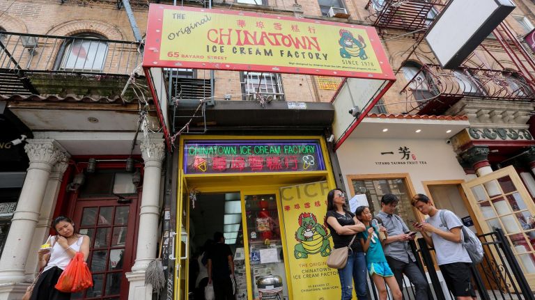 "A lot of our customers are from the outer boroughs," Christina Seid, who runs Chinatown Ice Cream Factory with her father, Philip, says.