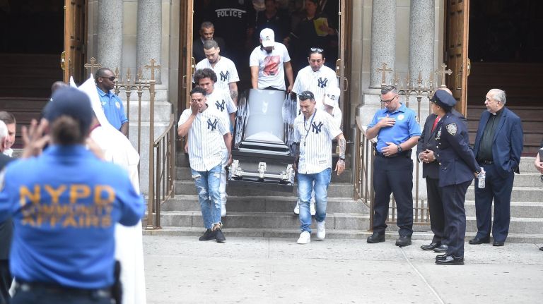 'Justice for Junior' trial draws to a close as jury deliberations begin 5 A funeral service for Lesandro Guzman-Feliz was held at Our Lady of Mount Carmel Church in the Bronx on June 27, 2018.