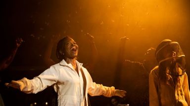 LaChanze, left, and Elizabeth Teeter in "The Secret Life of Bees"