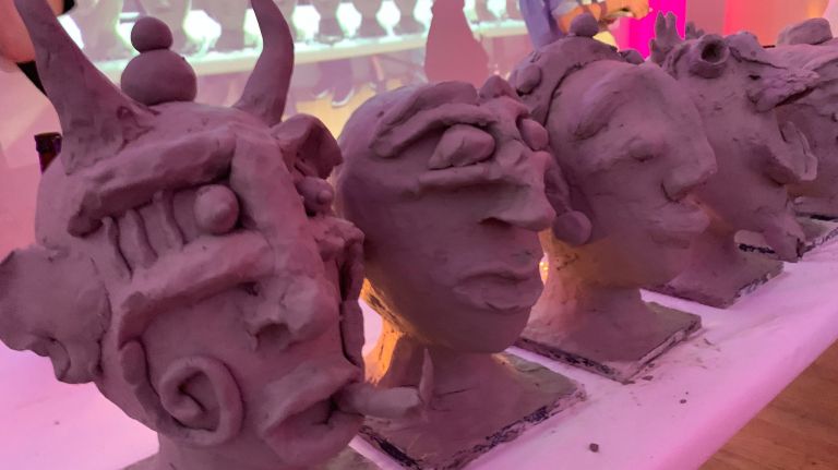 Some heads came out impressively despite being done "blind."