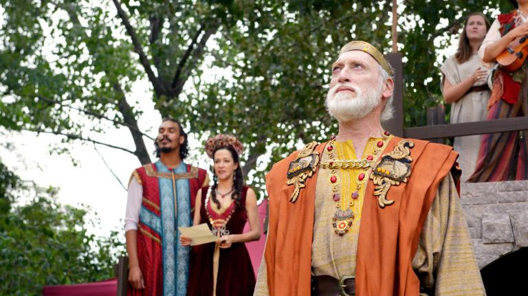 Shakespeare in the Park isn't the only game in town. New York City is full of professional troupes performing classics in the great outdoors, like Hip to Hip Theatre, pictured.