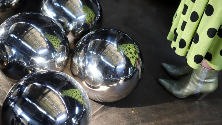 We could see another infinity mirror room by Yayoi Kusama in November, according to David Zwirner Gallery. Pictured, "Narcissus Garden,"&nbsp;by Yayoi Kusama, included 1,500 mirrored stainless steel spheres at a former train garage at Gateway National Recreation Area at Fort Tilden in the Rockaways.
