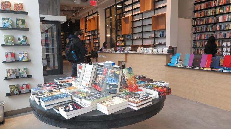 The Center for Fiction's bookstore.