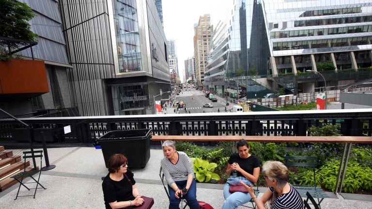 The public is finally free to explore The Spur, the last stretch of the High Line adjacent to Hudson Yards.