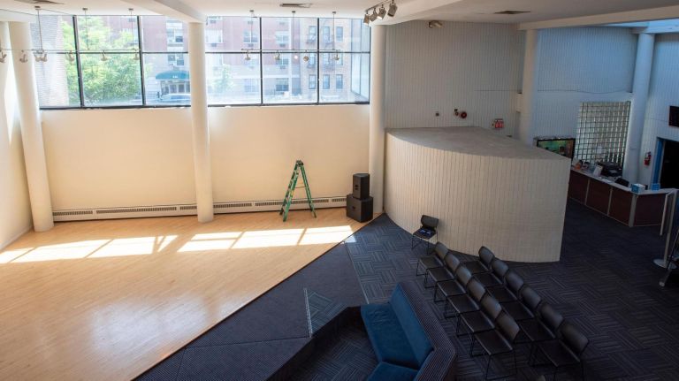 Harlem School of the Arts plans its 'renaissance' with $9.5M face-lift 3 The far wall with windows, which is the building's front, will be replaced with top to bottom glass front.