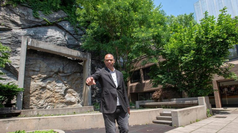 Harlem School of the Arts plans its 'renaissance' with $9.5M face-lift 4 HSA President Eric Pryor points out changes coming to the building's courtyard, like more seating, dramatic lighting and new pavers.