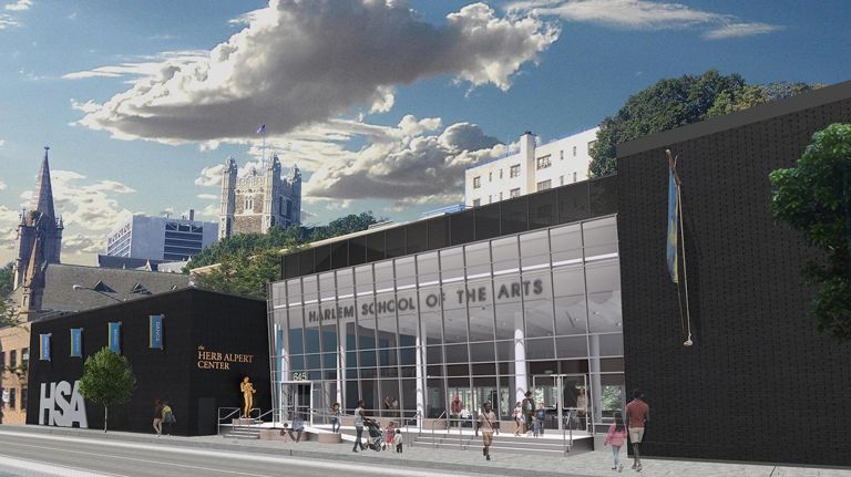 Harlem School of the Arts plans its 'renaissance' with $9.5M face-lift 6 Goodbye brown brick, hello glass wall at HSA.